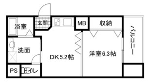 三共ヒルズの物件間取画像